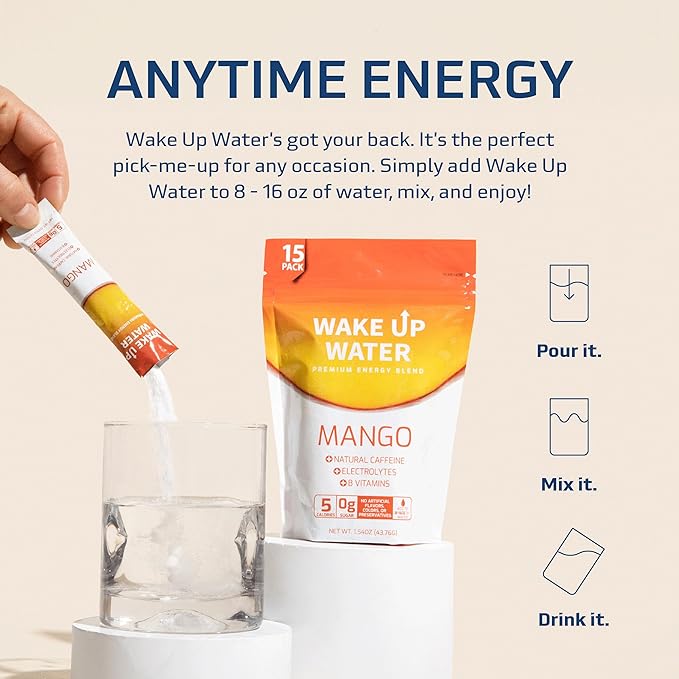 Wake Up Water Energy Blend